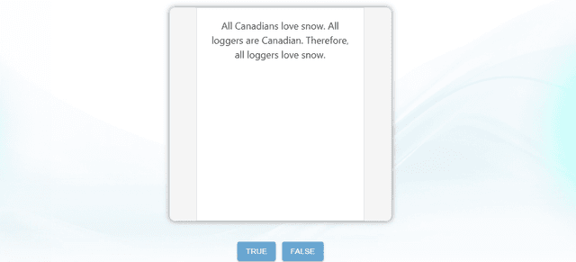 Syllogisms Test cognitive assessment